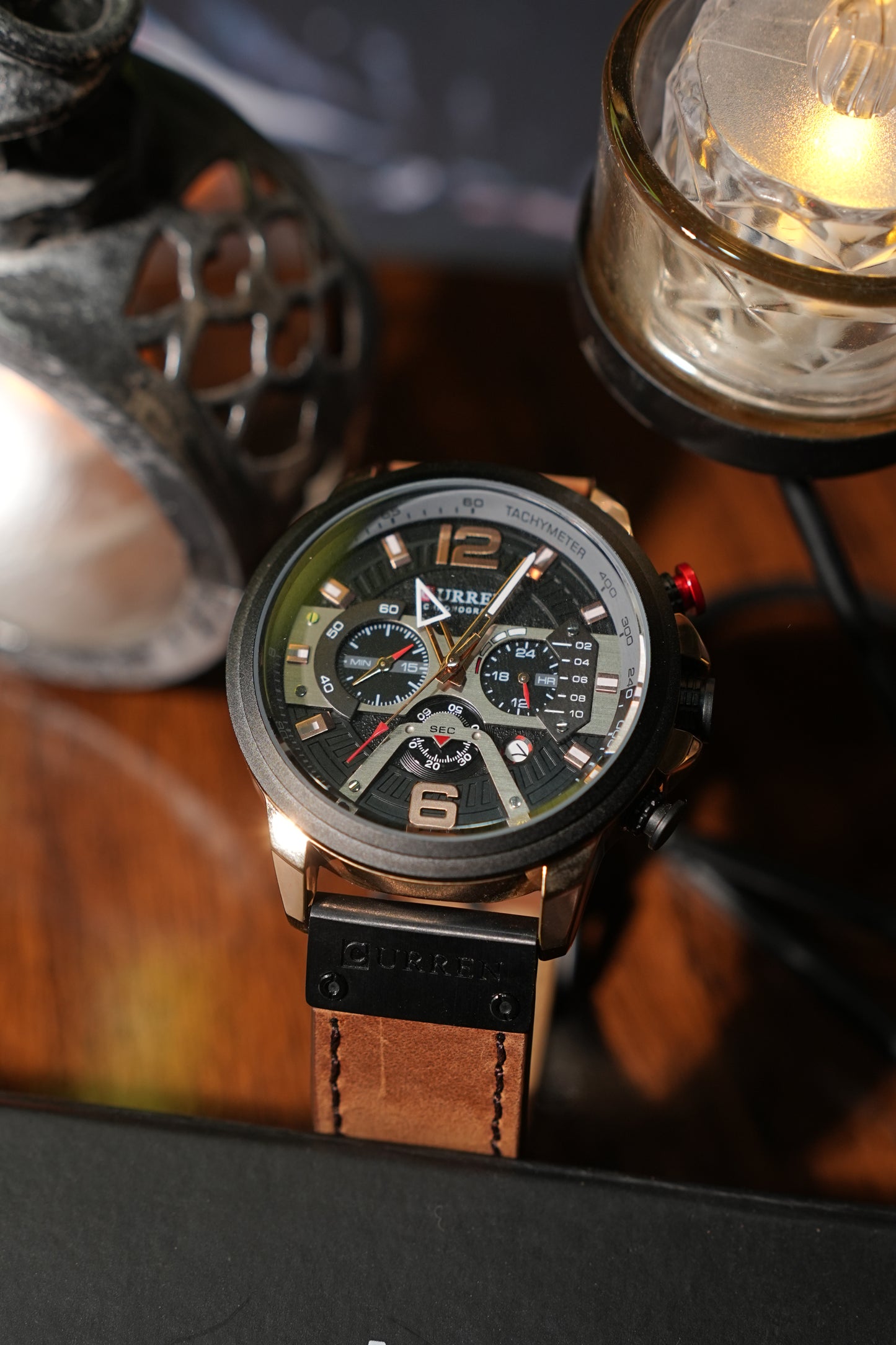 Curren Brown Leather