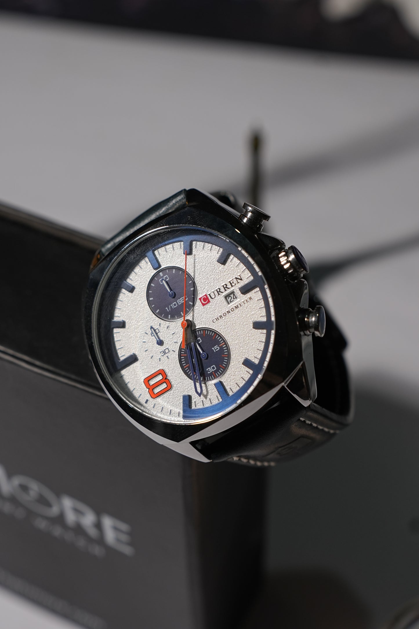 Curren Dark Blue Leather