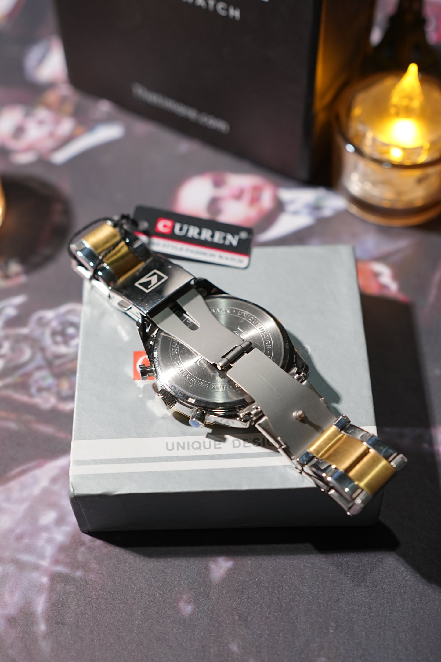 Curren Watch Dual Tone Chronograph