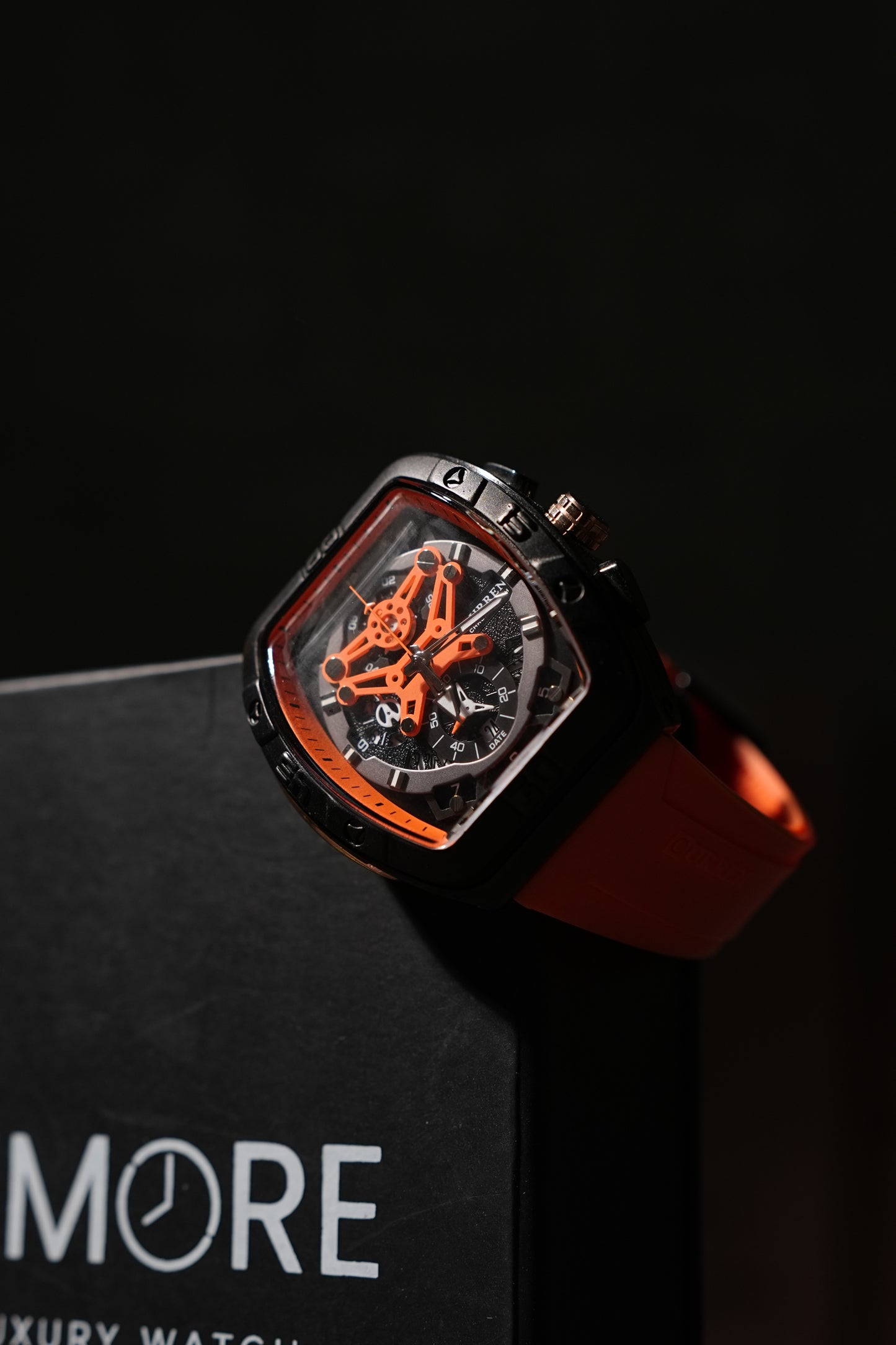 Curren Watch Orange Sport Chronograph