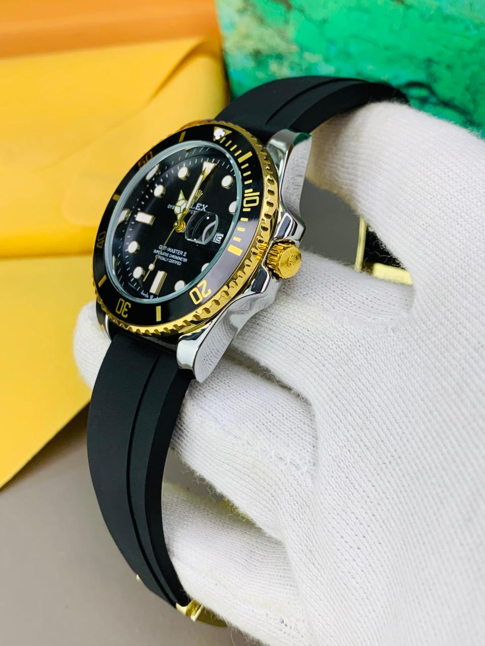 RLX Submariner Two-Tone With Black Strap