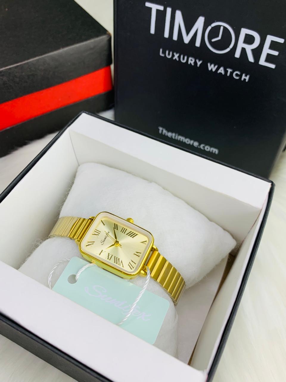 Sunlifex Women’s Vintage Gold Watch