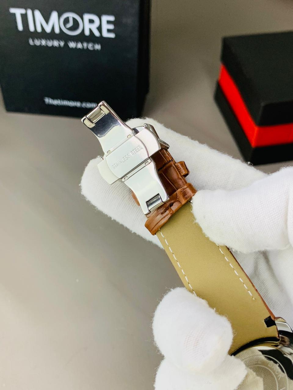 Tissot Black & Brown Leather Straps