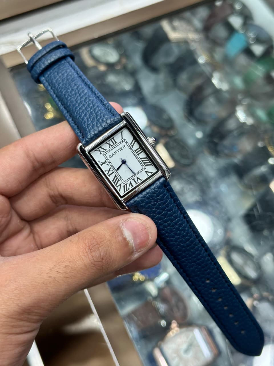 Cartier Tank Solo Classic Roman Leather Duo