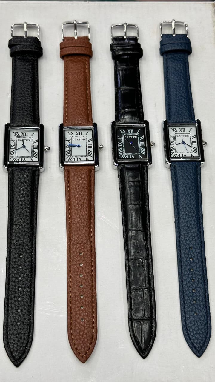 Cartier Tank Solo Classic Roman Leather Duo