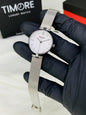 Curren Blanche Elegant Silver Mesh Watch