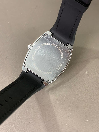 Denvosi Crystal Tonneau Rose Gold & Silver Ice