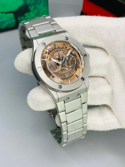 Hublot Big Bang Steel Skeleton Chronograph Watch