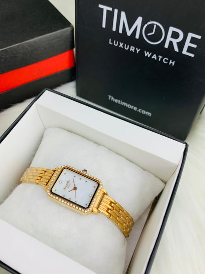 Longbo Women’s Elegant Gold Dress Watch