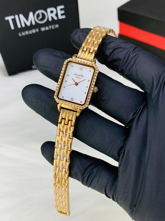 Longbo Women’s Elegant Gold Dress Watch