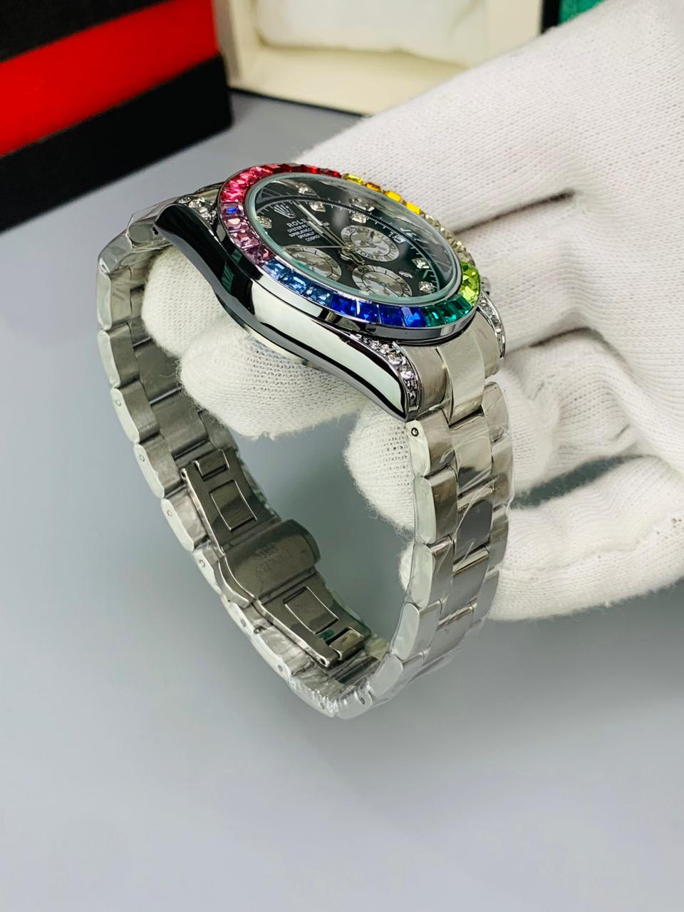 RLX Daytona Rainbow Sapphire & Everose Duo