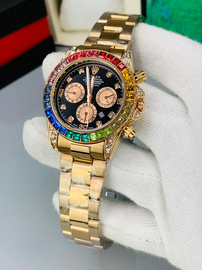 RLX Daytona Rainbow Sapphire & Everose Duo