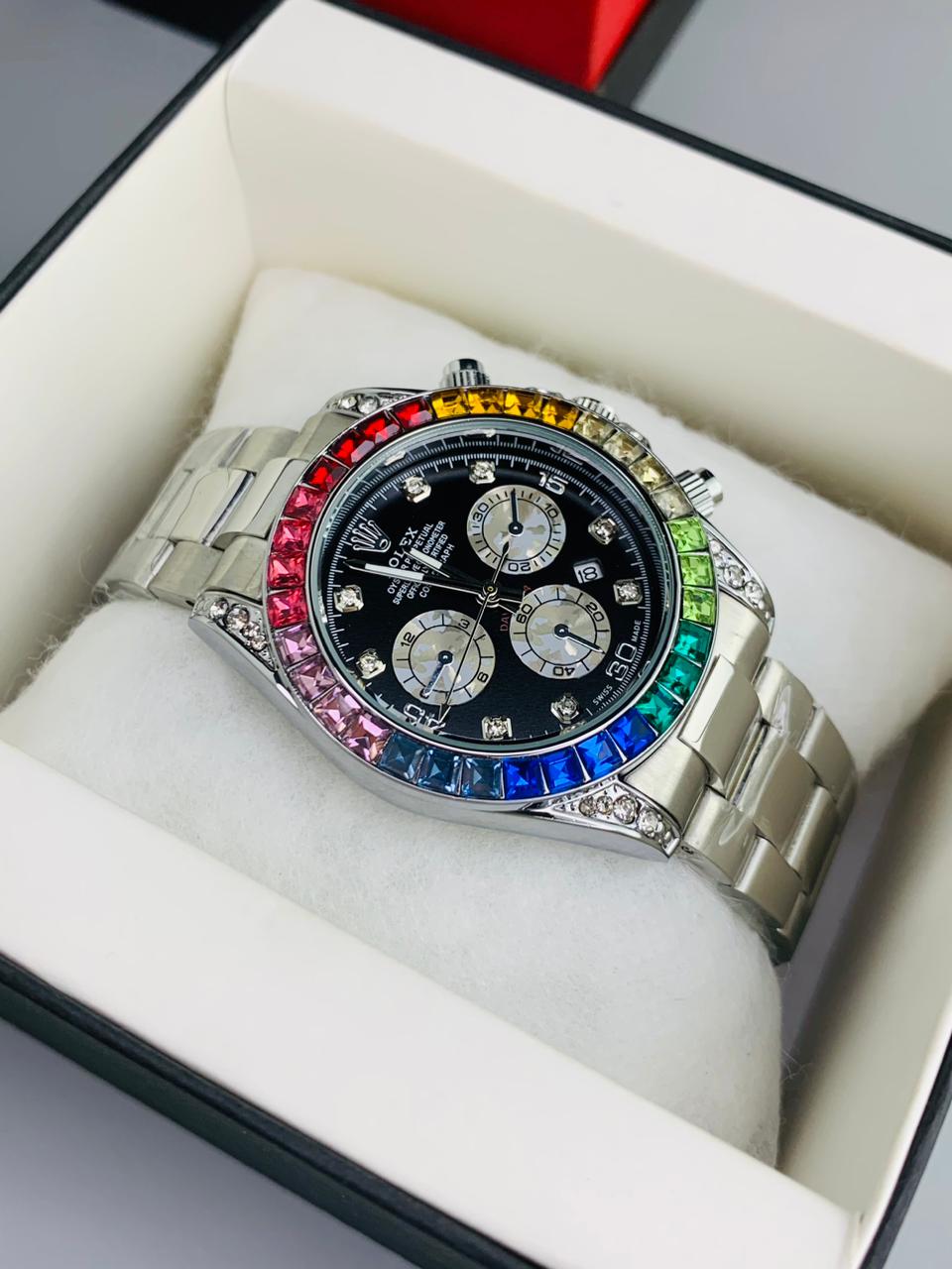 RLX Daytona Rainbow Sapphire & Everose Duo