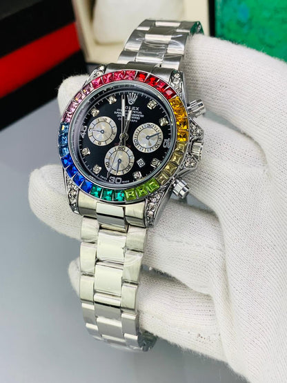 RLX Daytona Rainbow Sapphire & Everose Duo