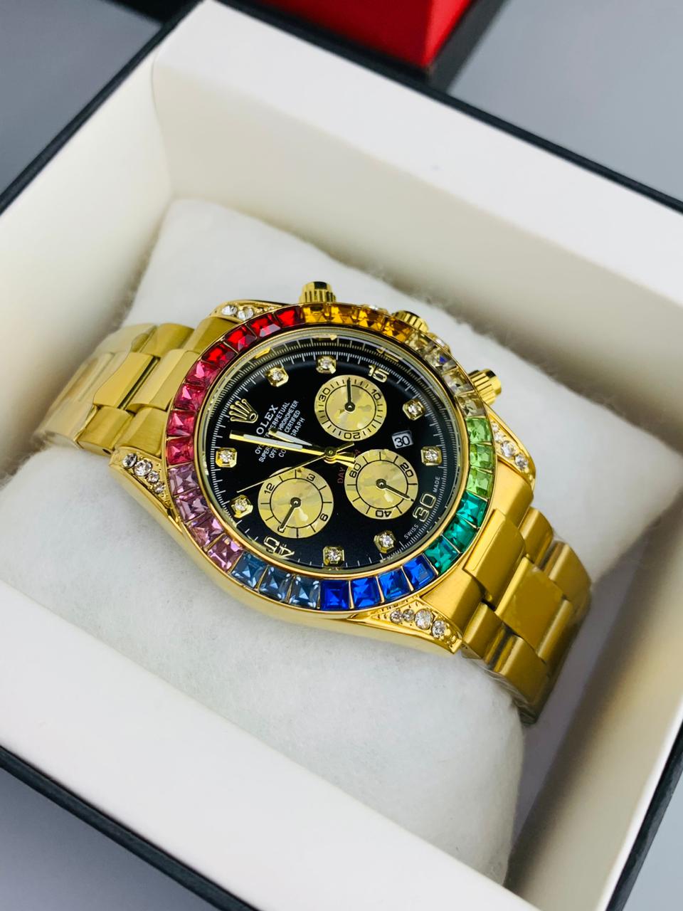 RLX Daytona Rainbow Sapphire & Everose Duo