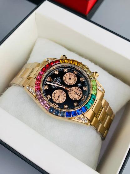 RLX Daytona Rainbow Sapphire & Everose Duo