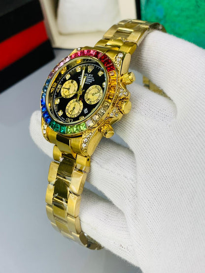 RLX Daytona Rainbow Sapphire & Everose Duo