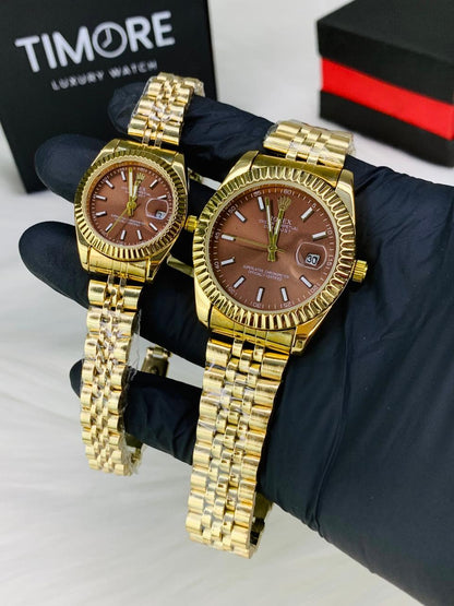 RLX Datejust Luxury Couple Set
