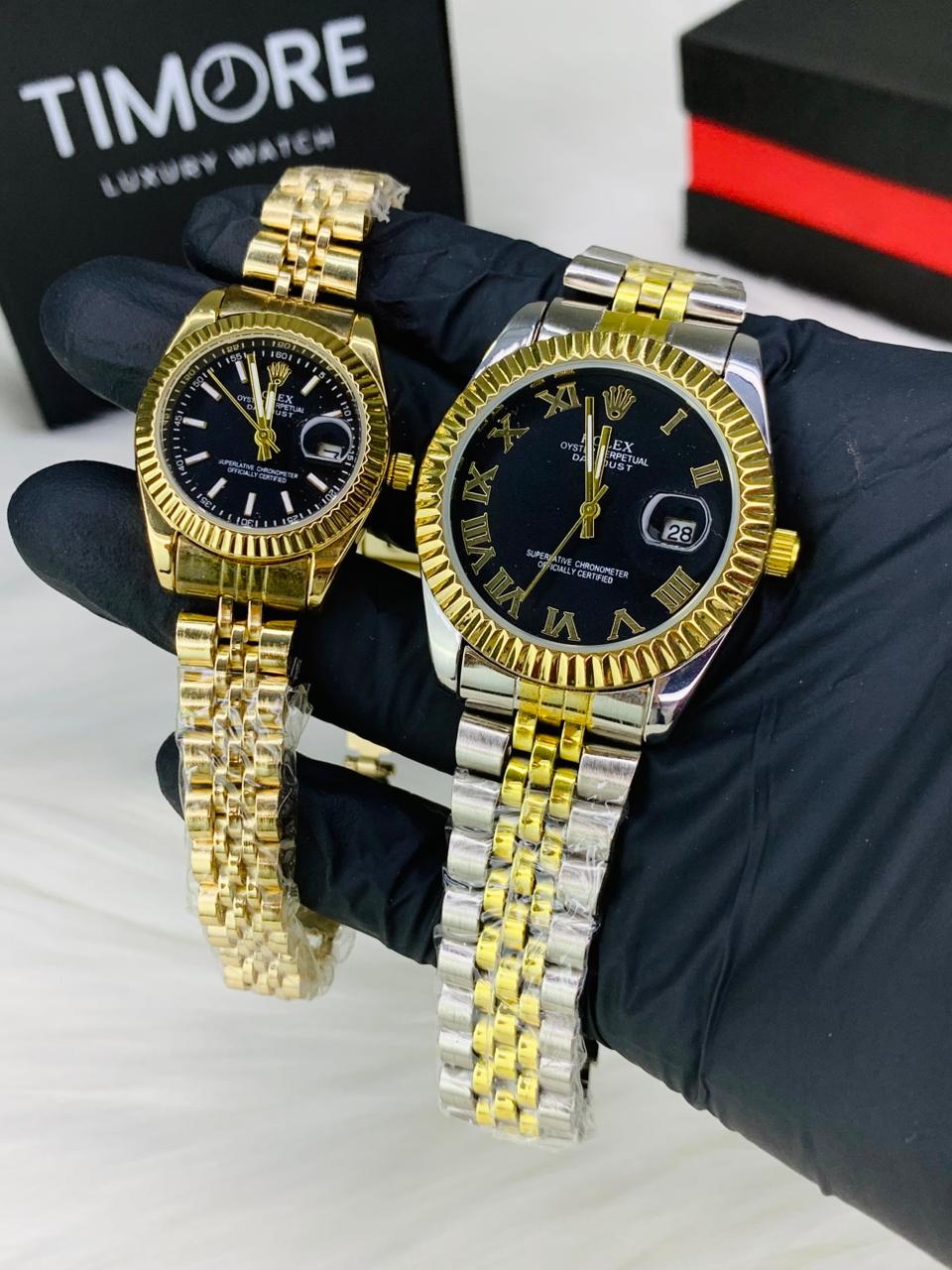 RLX Datejust Luxury Couple Set