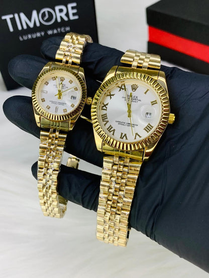 RLX Datejust Luxury Couple Set