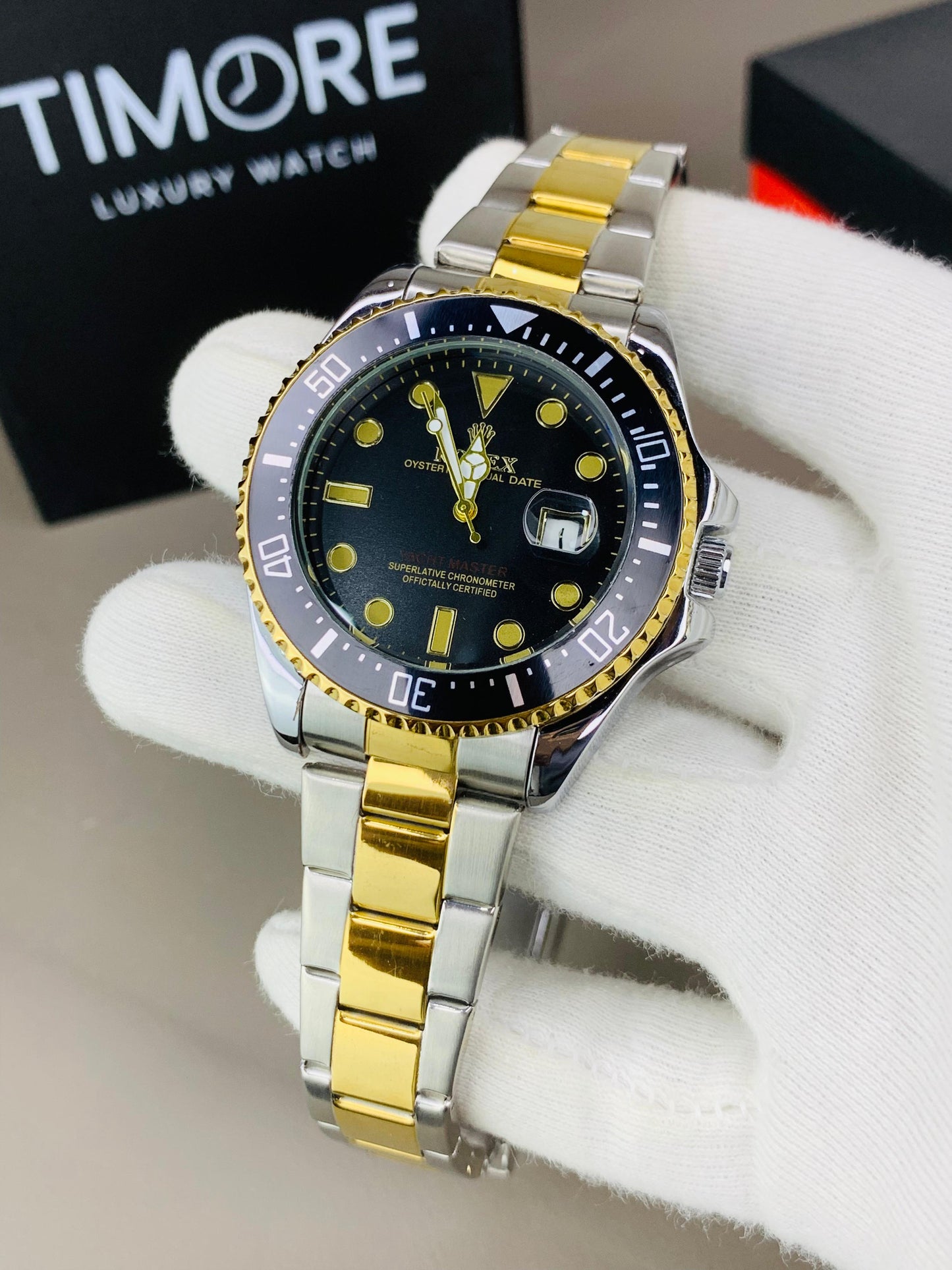 Rolex Gold Rotating Bazel