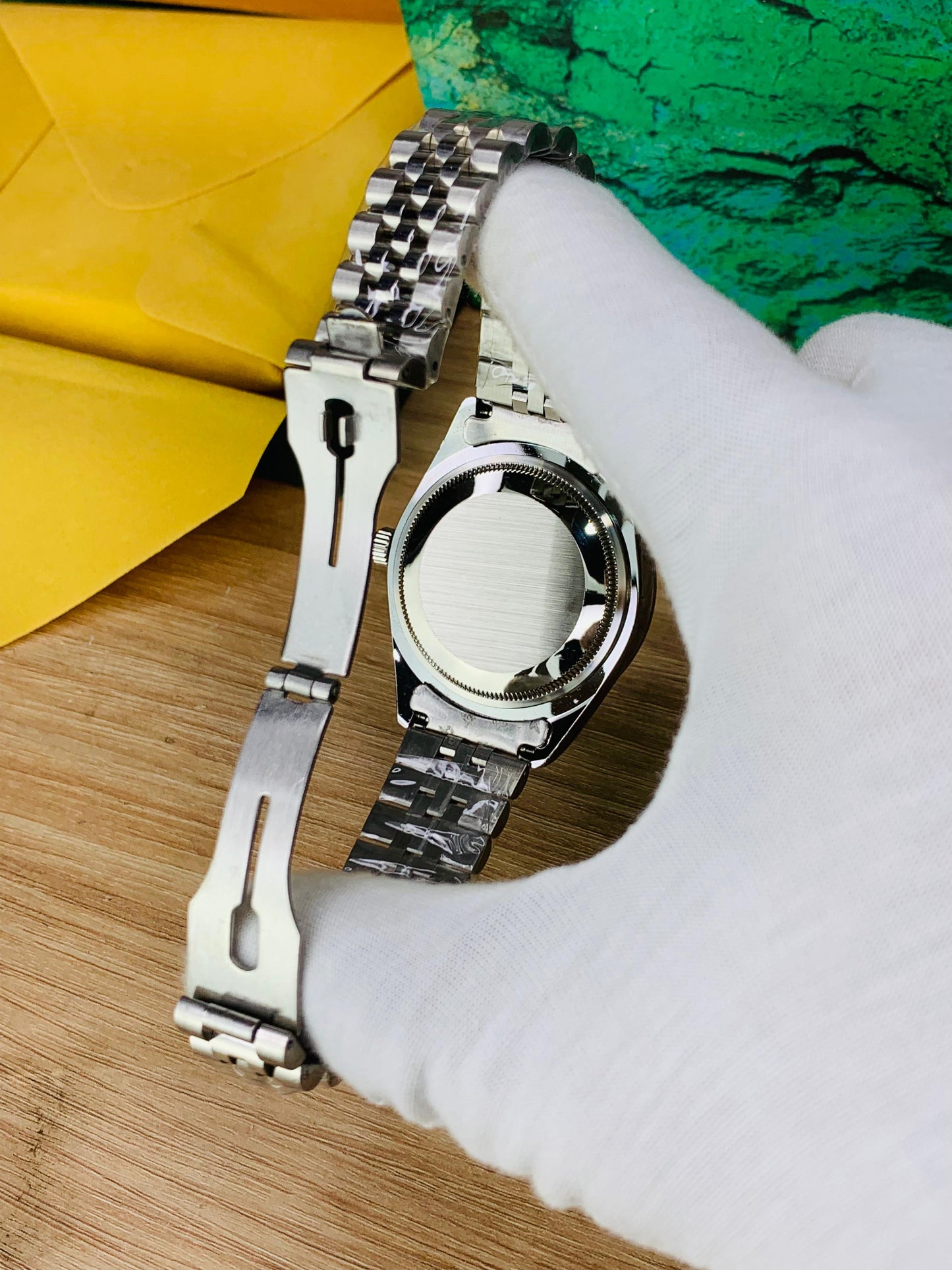 Rolex Oyster Perpetual Silver Sunray Dial 41