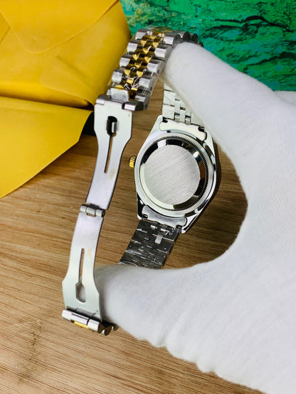 Rolex Oyster Perpetual Silver Sunray Dial 41