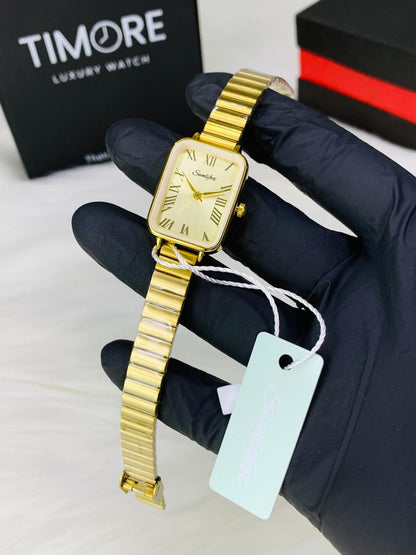 Sunlifex Women’s Vintage Gold Watch