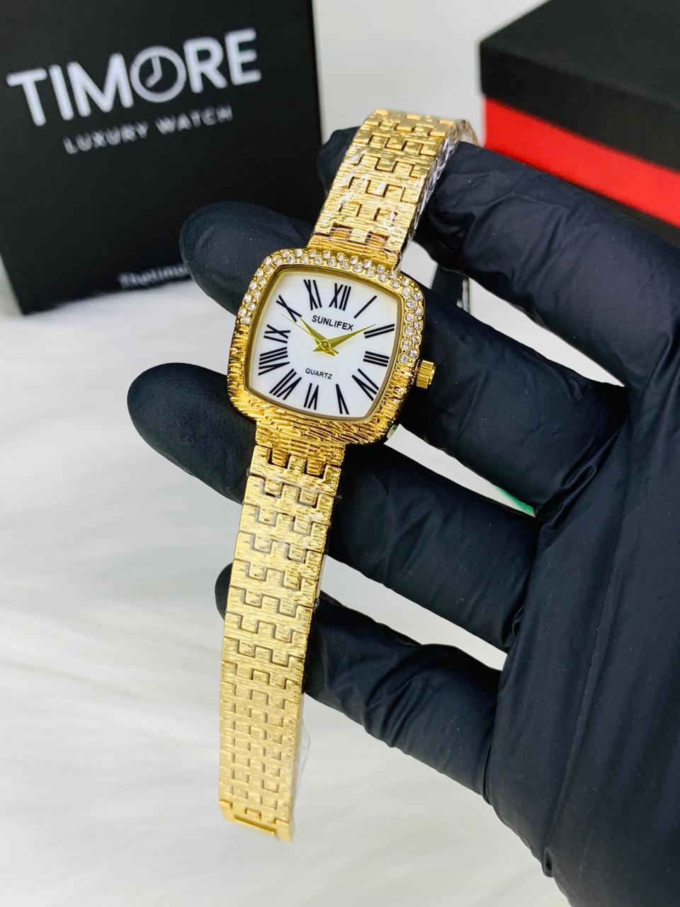 Sunlifex Women’s Luxury Gold Collection – Vintage Oval & Rectangle Series