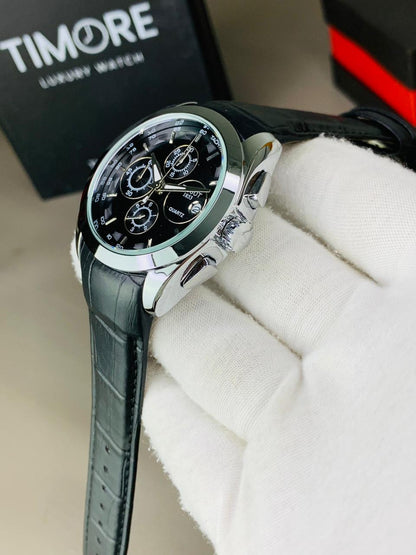 Tissot Black & Brown Leather Straps