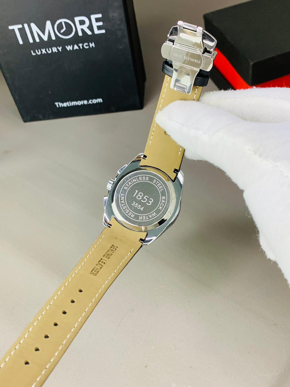 Tissot Black & Brown Leather Straps